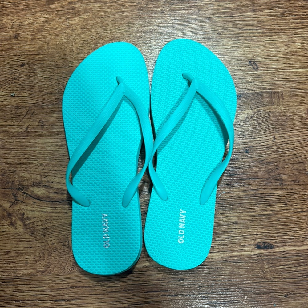 Old Navy Bright Teal Sandals - Picture 1 of 3